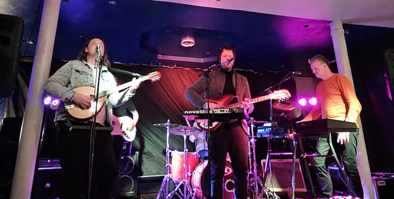 Playing live in Stockport